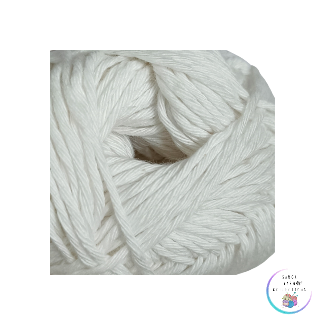 White Cotton 4ply - Vardhaman
