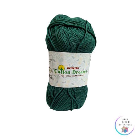 Dark Green Cotton 4ply - Vardhaman