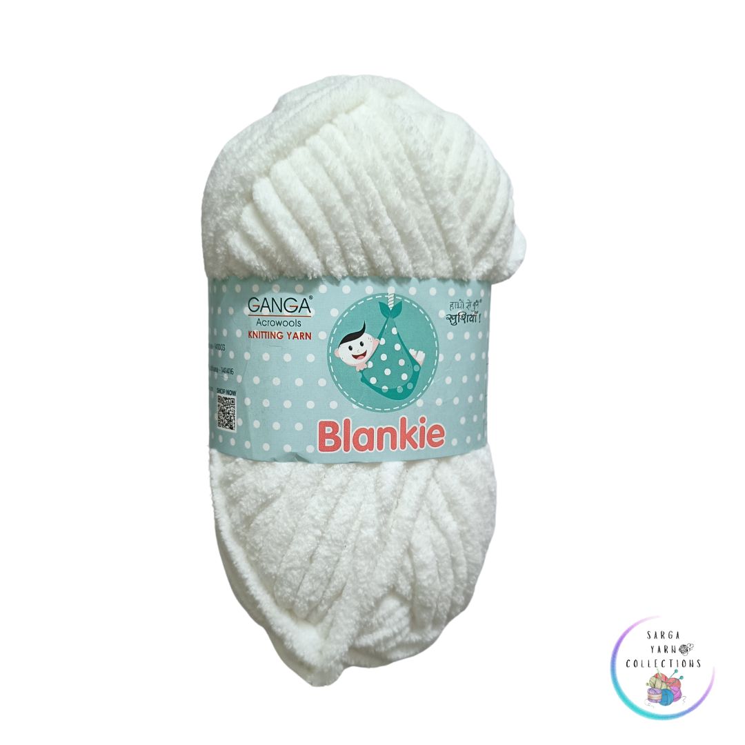 Ganga Blankie White