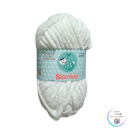 Ganga Blankie White