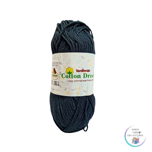 Black Cotton 4ply - Vardhaman